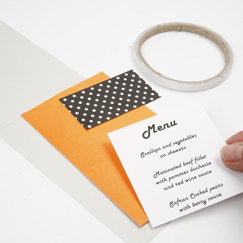 A Greeting Card with a New York Napkin Design