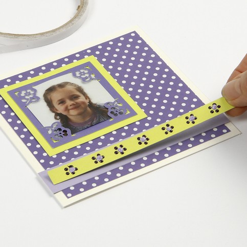 A Greeting Card with Photo Corners