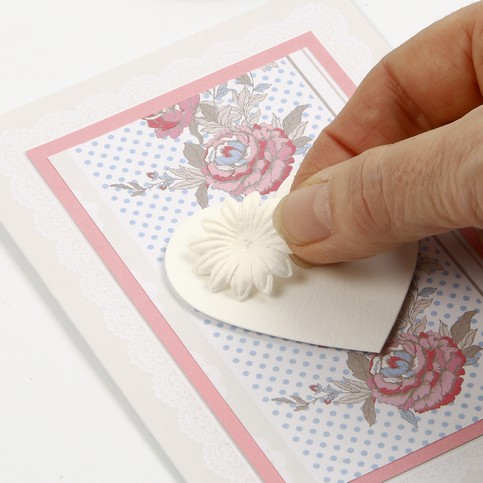 A Party Invitation, Card and Table Decoration with Daisies