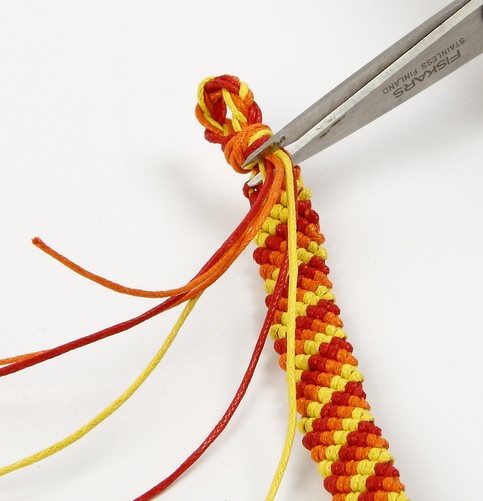 A Candy Stripe Friendship Bracelet