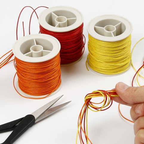 A Candy Stripe Friendship Bracelet