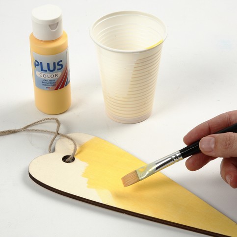 wooden shapes to paint