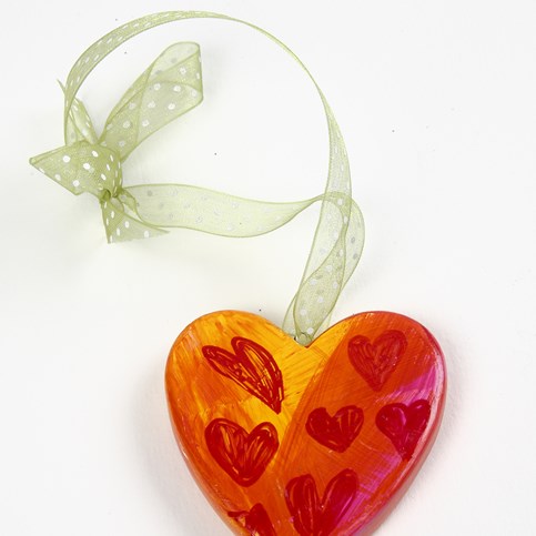 Terracotta Hanging Decorations with A-Color Glass Paint