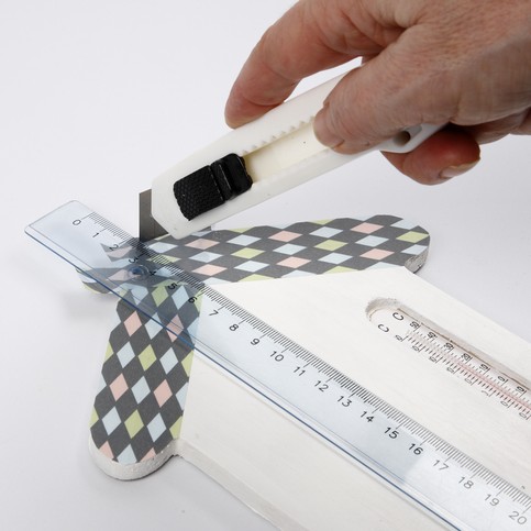 A Thermometer House decorated with Masking Tape