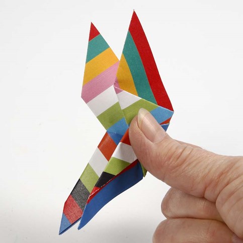 A Butterfly, folded using Origami Technique