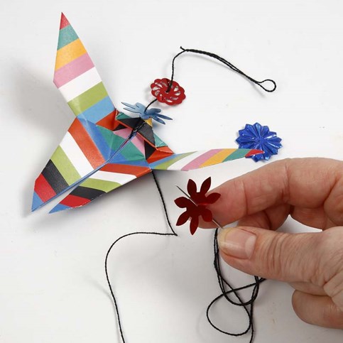 A Butterfly, folded using Origami Technique