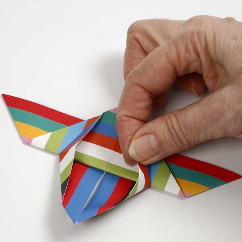 A Butterfly, folded using Origami Technique