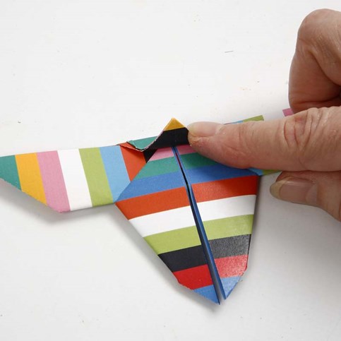 A Butterfly, folded using Origami Technique