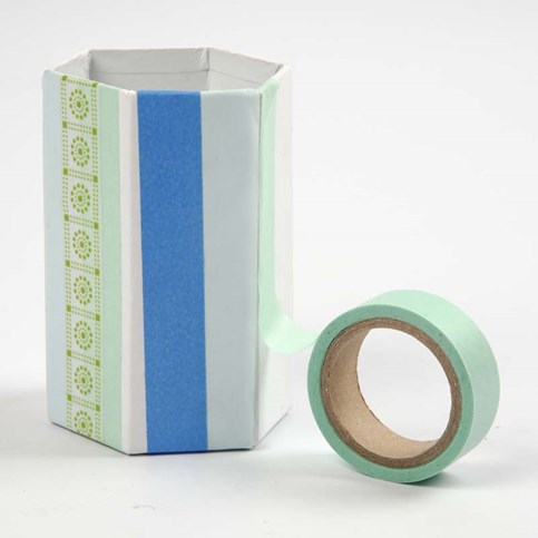 Masking Tape on Cardboard Items