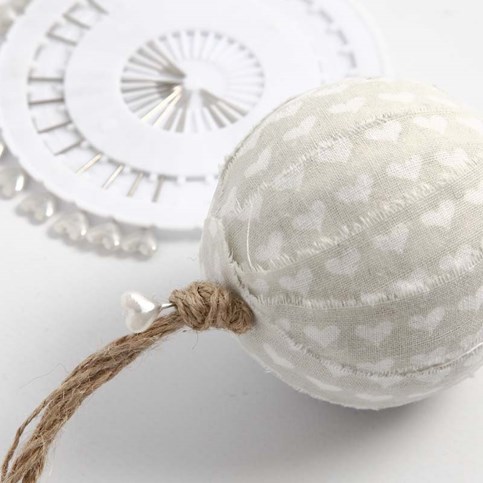 Baubles wrapped with Vivi Gade Design Fabric