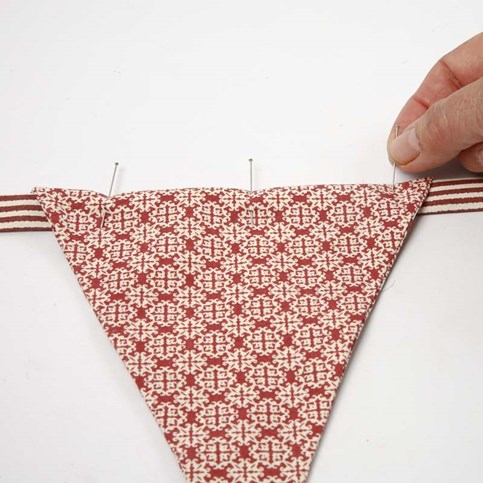 Bunting with Vivi Gade Design Fabric (the Copenhagen series)