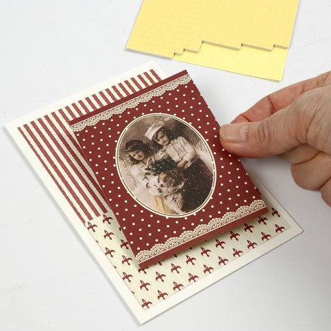 A Christmas Card with a Design from the Vivi Gade Design Paper