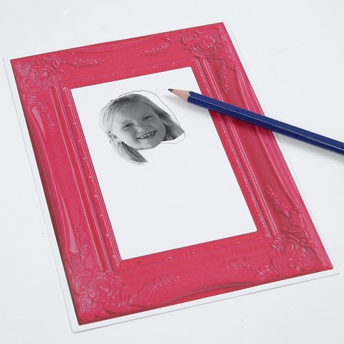 A Portrait in a "Look Alike" Card Frame