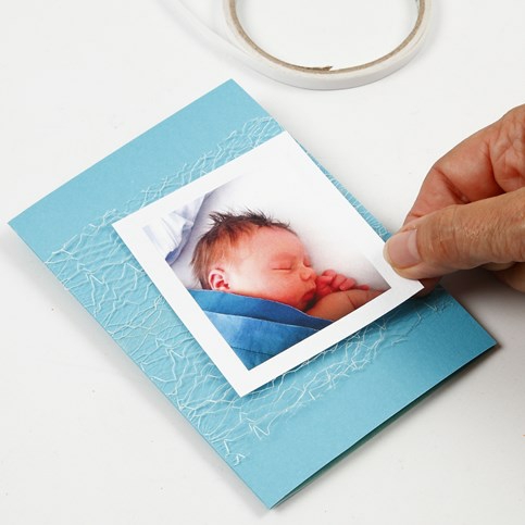 A turquoise Invitation for a Christening