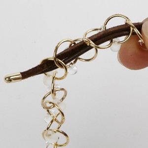 Gold-plated Jewellery with Glass Drop Beads