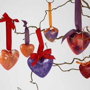 Lovely Christmas Hearts – easy to make