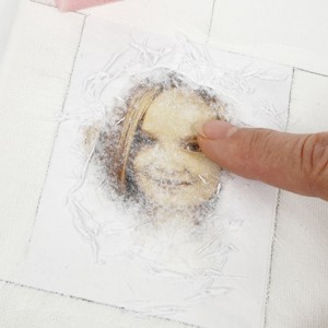 Photo transfer to canvas