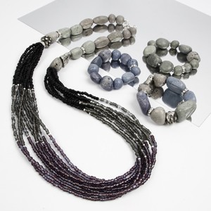 Grey and Purple Fancy Necklace