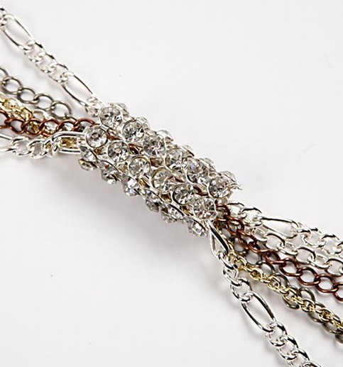 Necklace made from chains