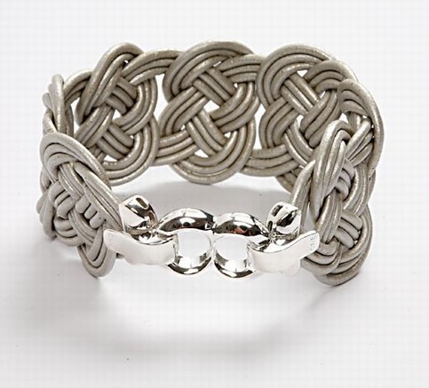 A Braided Leather Bracelet