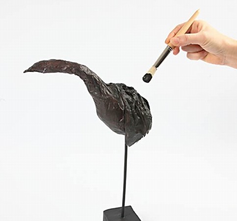 Sculptured Bird On A Stick