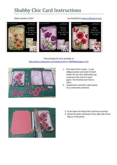 Shabby Chic Card Tutorial PDF-5