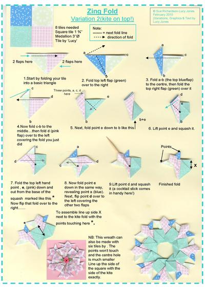 Tea Bag Fold: Zing Fold