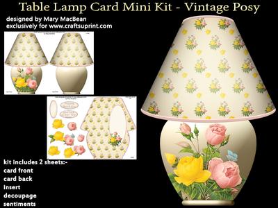 Table Lamp Shaped Cards Image-5