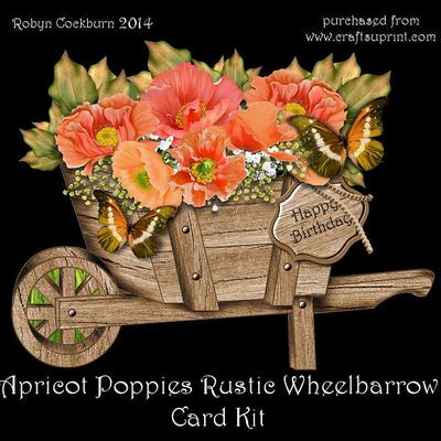 Rustic Wheelbarrow Shaped Card Tutorial Image-3