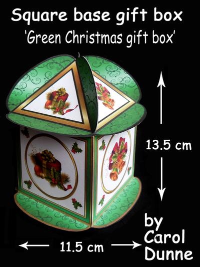 Square based gift box tutorial Image-7