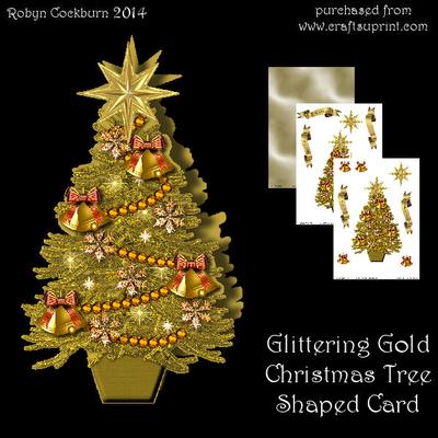 Quick and Easy - Christmas Tree Shaped Cards Image-2