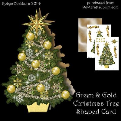 Quick and Easy - Christmas Tree Shaped Cards Image-5