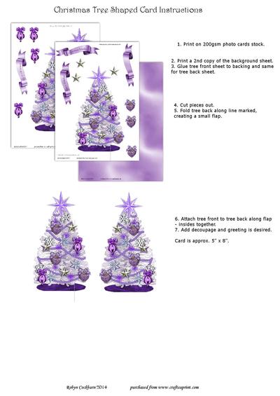 Quick and Easy - Christmas Tree Shaped Cards Image-6