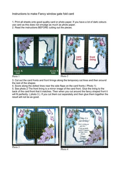 Fancy Window Gatefold Cards PDF