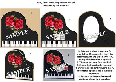 Baby Grand Piano Single Sheet Designs Image