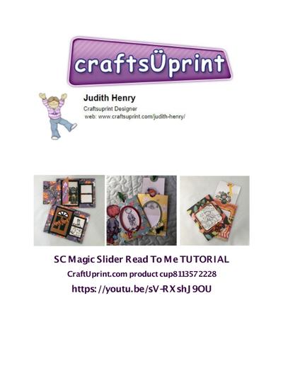 CuP - SC Magic Slider - Read To Me - Tutorial - cup811357 2228 PDF