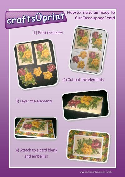 Easy To Cut Decoupage Tutorial Image