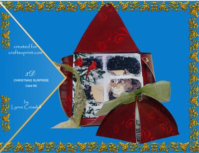 3D 'Christmas Surprise' Card Kits Image-4