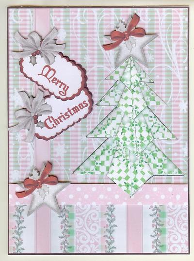 Origami Christmas Tree Card Tutorial Image-2