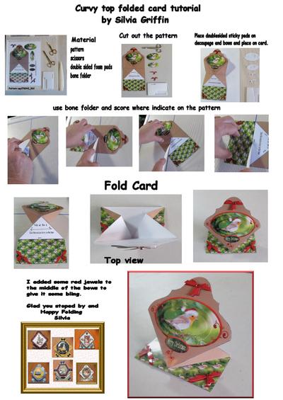 Curvy Top Folded Card Tutorial Image