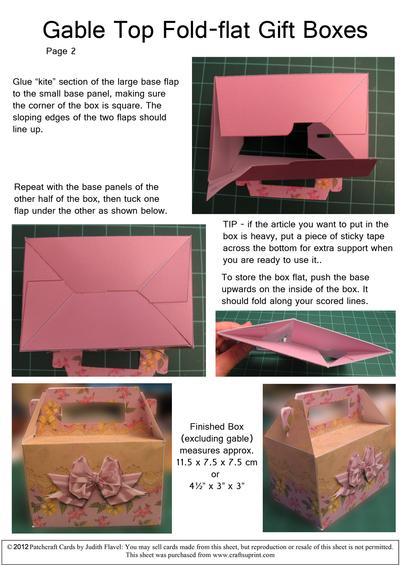 Gable top fold-flat gift boxes Image-2