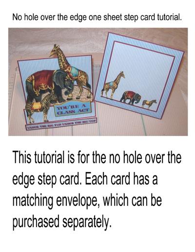 No Hole Over the Edge One Page Step Card Tutorial PDF-5
