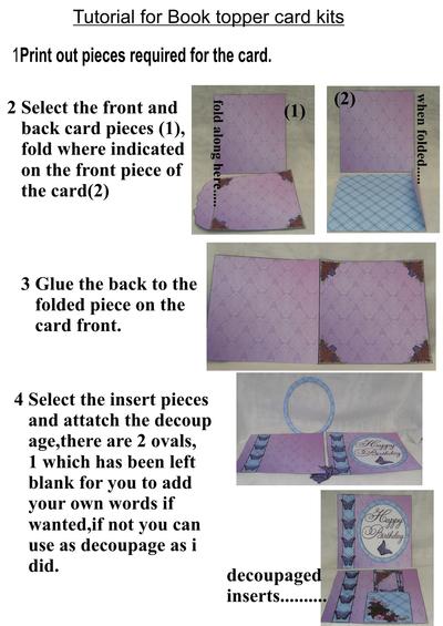 Book topper card kits tutorial Image