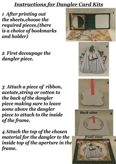 Instructions for Dangler Card Kits Image