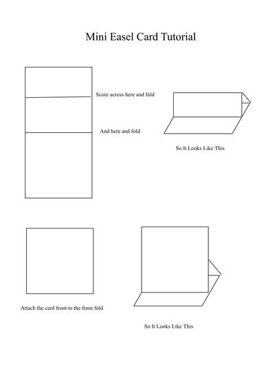 Mini Easel Card Tutorial Image