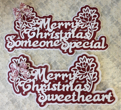 Christmas Layered Floral Greetings Toppers Image-4