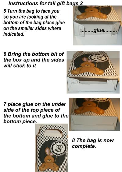 Instructions for tall gift bags Image-2