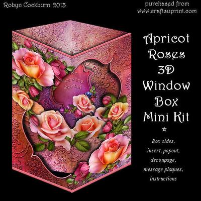 3D Window Box Card Tutorial Image