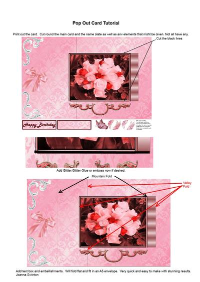 Pop Out Card Tutorials Image