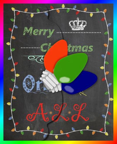 Chalkboard Christmas Card Sheets Image-2